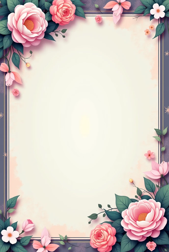 Game Rank Border, layout, anime style,simple,