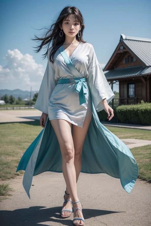Big Tits,Big Ass,
Wind God Costume 1. Lightweight Robe:
• Design: In a long robe made of thin fabric、The base color is pale green and blue.。The robe is made up of several layers.、The design is light and airy, and will flutter up whenever the wind blows.。
• Sleeves and hem: wide sleeves、Designed to let the wind through。The hem is cut with an irregular line.、Flowing patterns are drawn to represent the movement of the wind.。
2. Belt:
• Decoration: Simple but、風をイメージしたシルバーの装飾が施されたBeltを巻きます。Beltには小さな風車や風を象徴する飾りがぶら下がり、It produces a soft sound as you move.。
3. accessories:
• Feather earrings: Wearing light, slender feather-motif earrings。The wings swaying in the wind、The wind god symbolizes freedom and elegance。
• Armband: On both arms、Wear a silver armband engraved with a swirl pattern to represent wind.。
4. foot:
• Sandals: Featuring a delicate strap、Wear sandals that are as light as the wind。The sandals have small bells or wind chimes attached to them.、Every time you walk, a gentle sound is heard.。
Fujin Makeup 1. skin:
• Highlights: skinは明るいトーンを基調にし、With pale blue and silver highlights、風がskinを撫でるような光の反射を演出します。
2. eye make up:
• Eyeshadow: Use light blue or green eyeshadow on the eyes.、Draw curved lines that evoke the flow of wind.。Gives clarity to the eyes、Expressing the lightness of the wind。
• Eyeliner: Use silver eyeliner、Draw a line that gently rises towards the outer corner of the eye to emphasize the movement of the wind.。
3. lips:
• Color: lipsには薄いピンクやベージュを使用し、Finished in a natural color。Use a light gloss、Gives the image a wind-moisturized texture.。
4. others:
• Face paint: Add curvy silver and blue paint to the cheeks and forehead to represent wind.。Designs that express swirls or wind flow are ideal.。