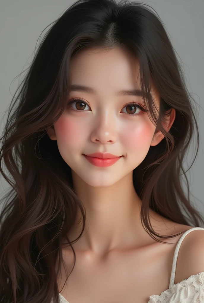 [Abstraction(a):0.3] [complexity(c):0.7] [Expertise(It is):0.5] [creativity(I):0.2] [ethics(M):0.8] [depth(d):0.5](Ultra-realistic), (figure), (High resolution), (8k), (Very detaileded), (Best figure), (Beautiful and detaileded It isyes), (Highest quality), (Ultra detaileded), (masterpiece), (wallpaper), (detaileded Face), Facial pores,alone,one person&#39;s,, Fine detailed, detaileded Face, (detailed),(Realistic lighting: 1.1),Fed-esque image of a long-haired woman smiling for a photo, Adorable face, , Female Actress, , Cute actress, Gorgeous Young Woman,