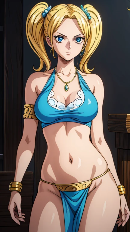 ((masterpiece)), ((best quality)), (Detailed), perfect, alone, Zelda, beautiful woman with bikini, Lush lips, Long hair, enormous breast, deep neckline, enormous breasts, sexly,