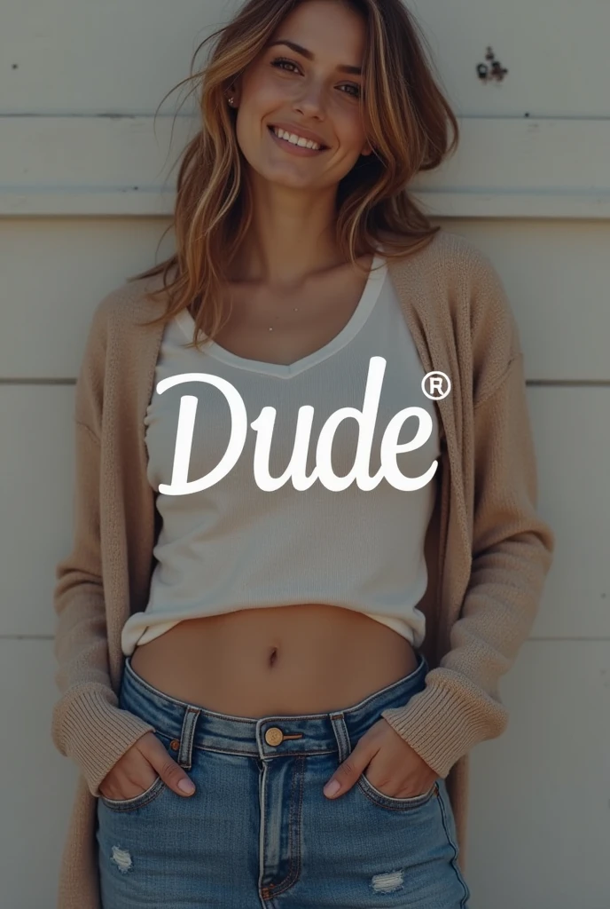 Logo for a cheap clothing brand called dude and it is aimed at men and women. The brand is close