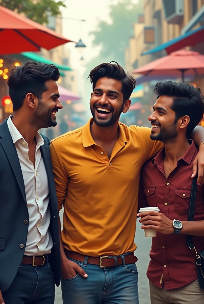 A 28 years Indian boy with 2 friend