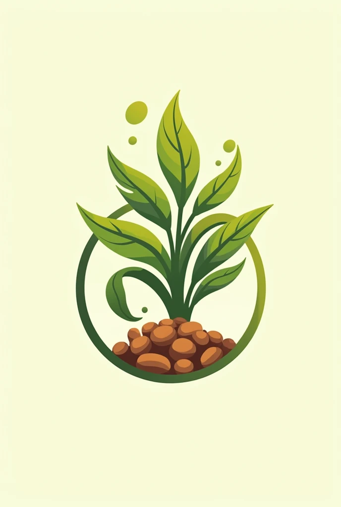 Make a logo for a plant-based food and nuts business
