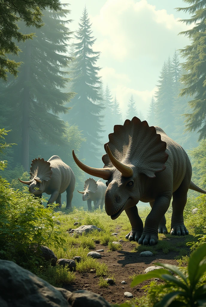 herds of Triceratops