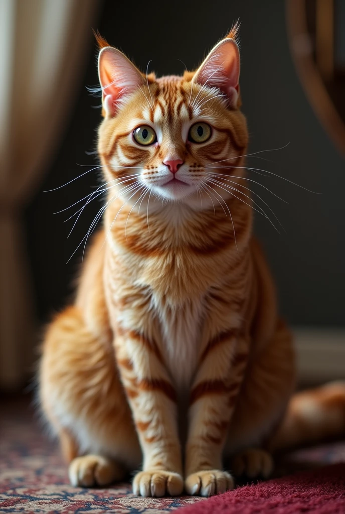 Cat with hard penis