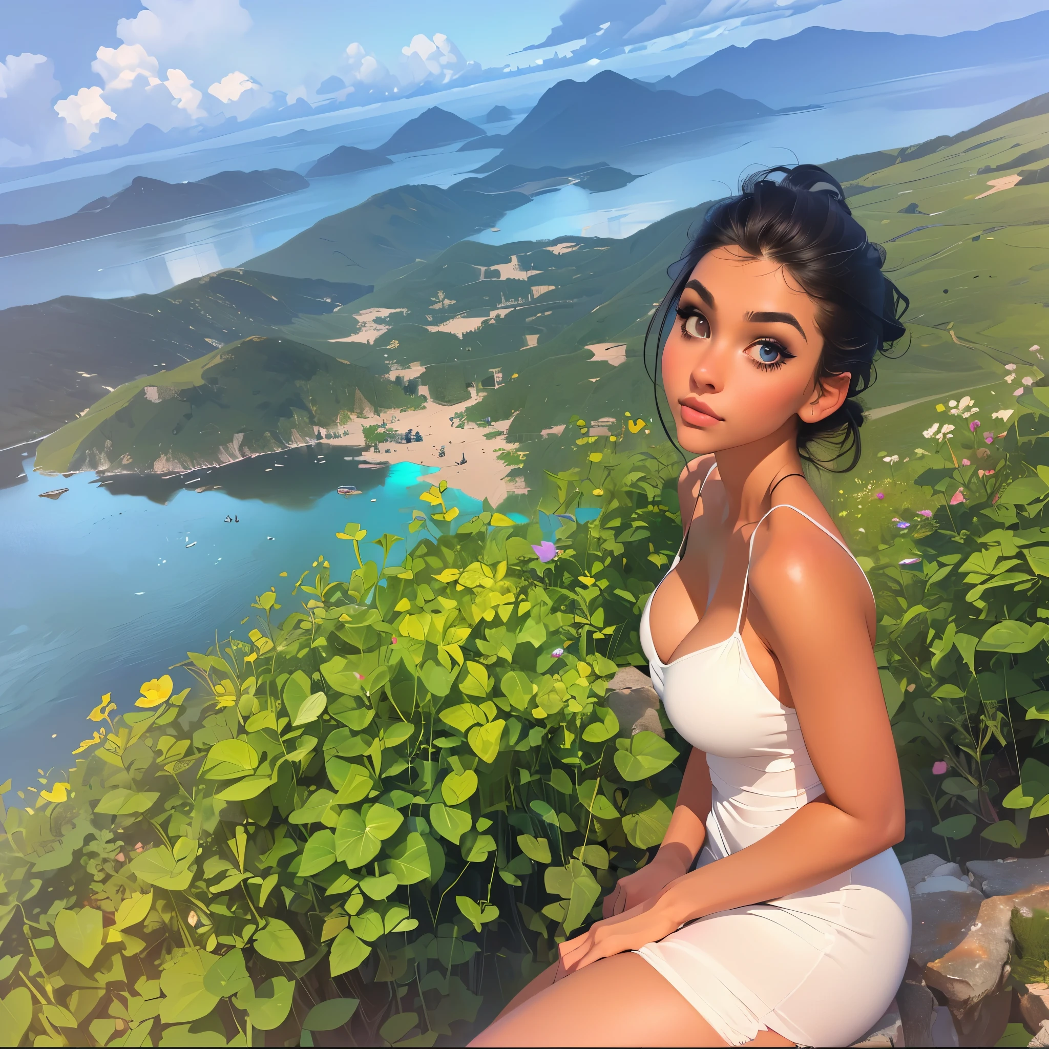 (masterpiece, best quality, highres, high resolution:1.2), extremely detailed, realistic, intricate details, 1girl, solo, looking at viewer, (abstract art:1.3), (dark theme:1.2), art, stylized, deep shadow, dark theme, cosmic nebula galaxies dress, cosmic beauty, in space, nebula, (cinematic lighting, bloom, volumetric),