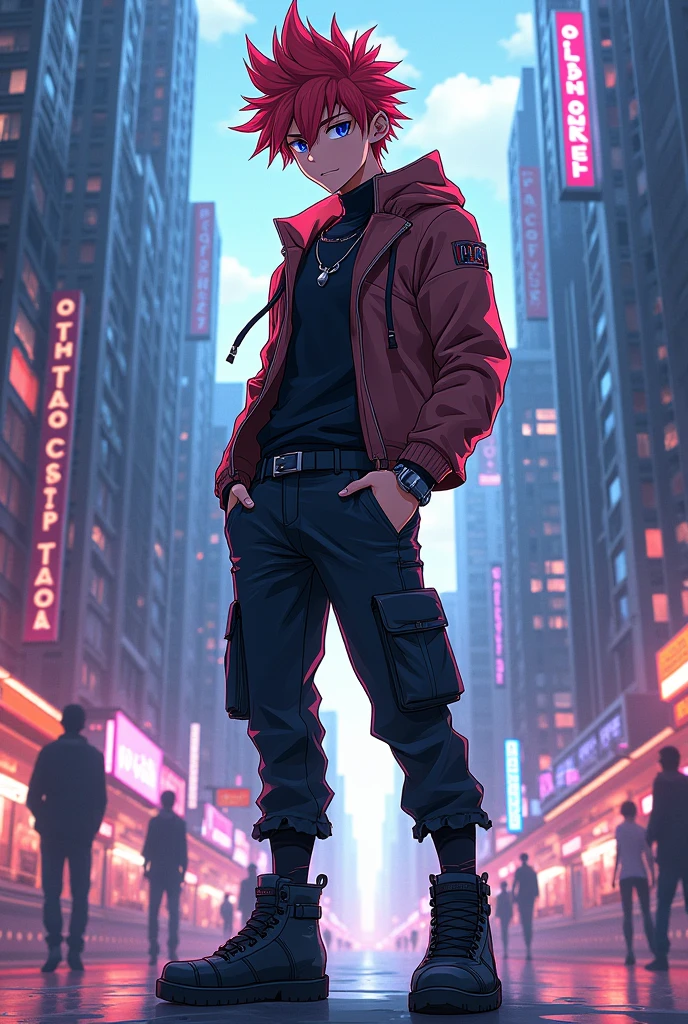make an anime character that is a man