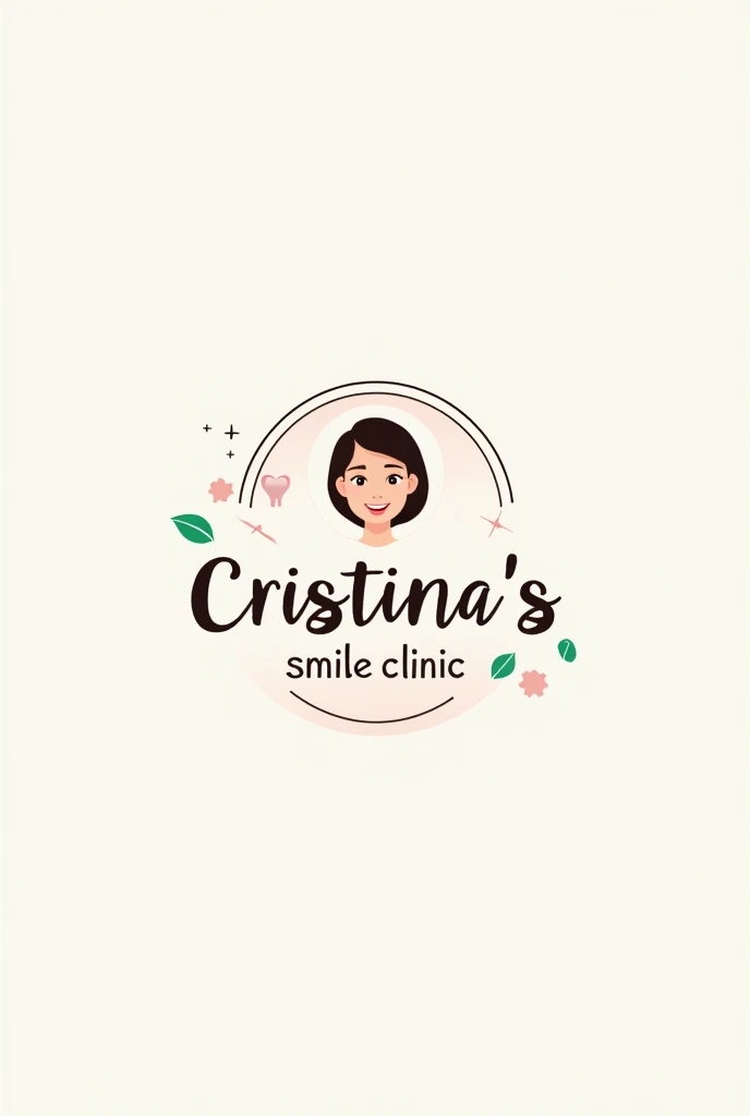 DENTAL CLINIC LOGO CALLED Cristina's Smile Clinic