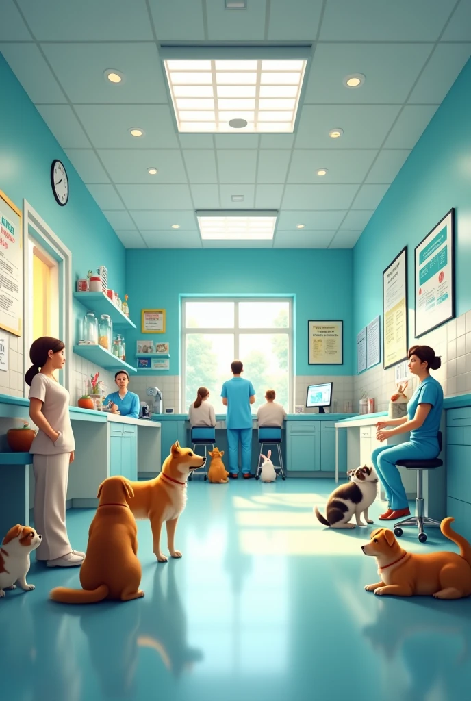 A veterinary hospital