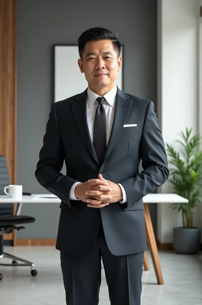 asian man with office clothes

