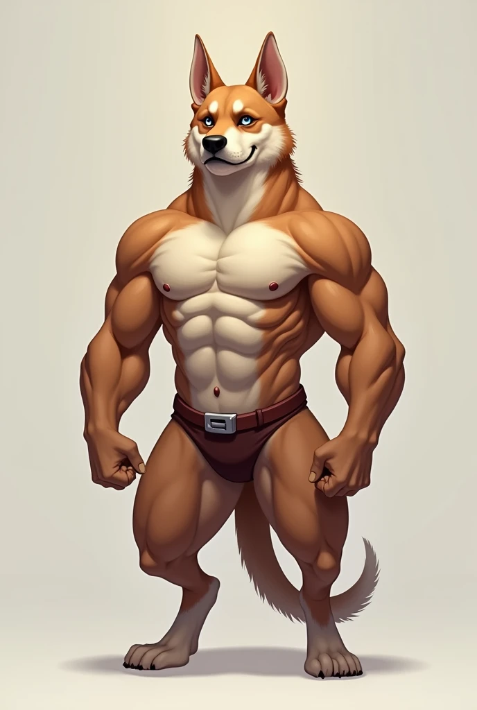 Buff dog