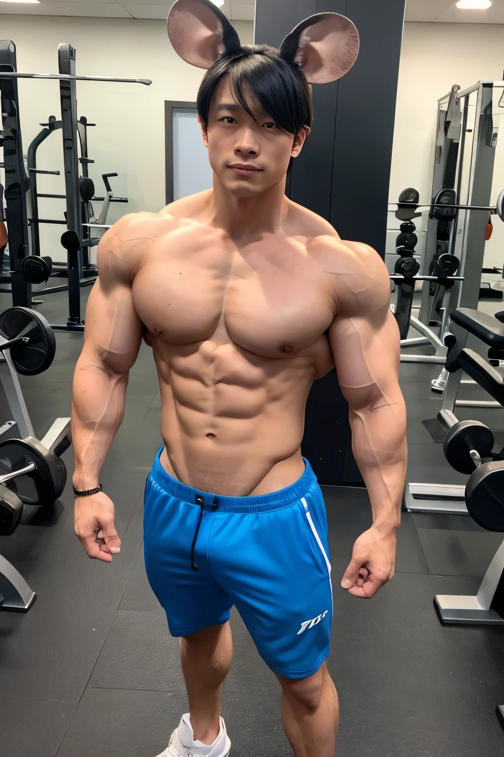 (Mouse Head)、bodybuilder