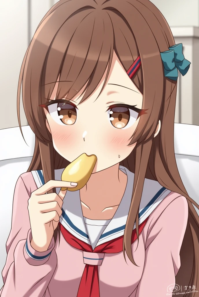 Anime girl sucking a penis