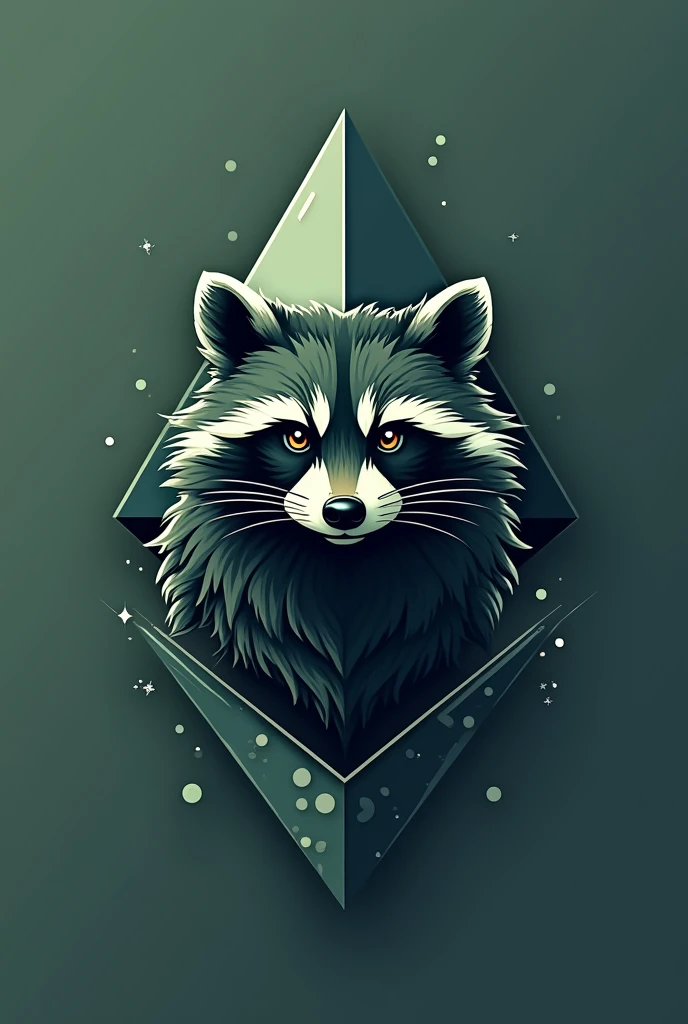 raccoon ethereum cryptocurrency logo