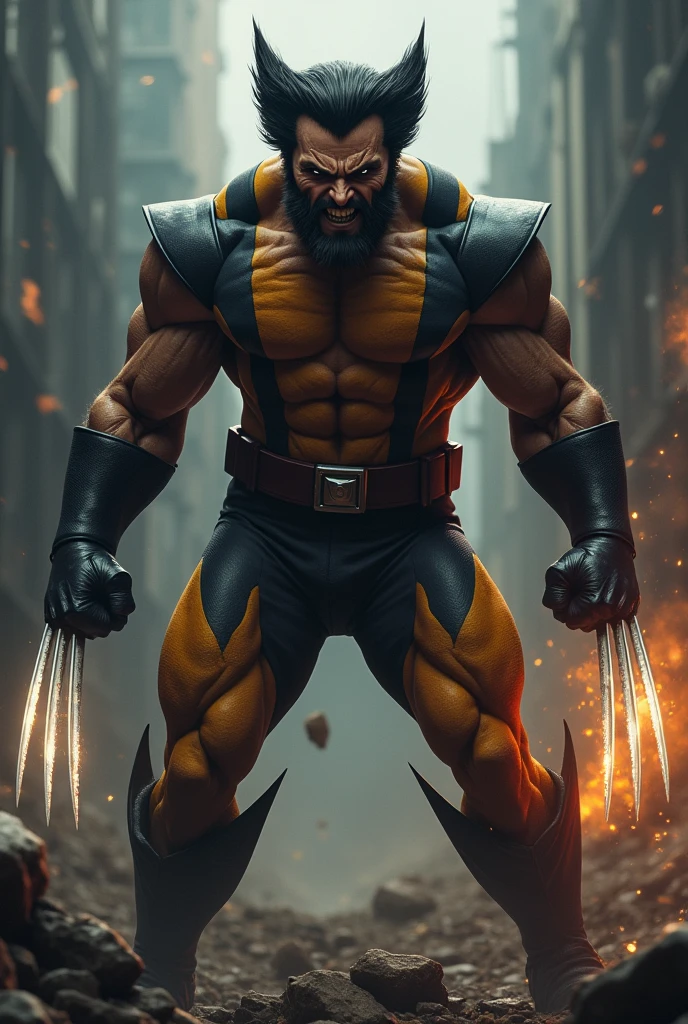 Generates a wolverine background 