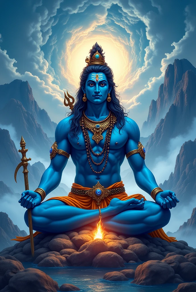 Make a Mahadev wallpaper for mobile 
Write " Target CGL 2025"
"No more Time waste No more Regret"