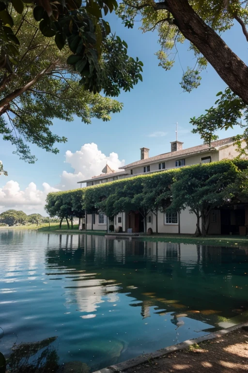 A very mysterious boarding school in the middle of an island