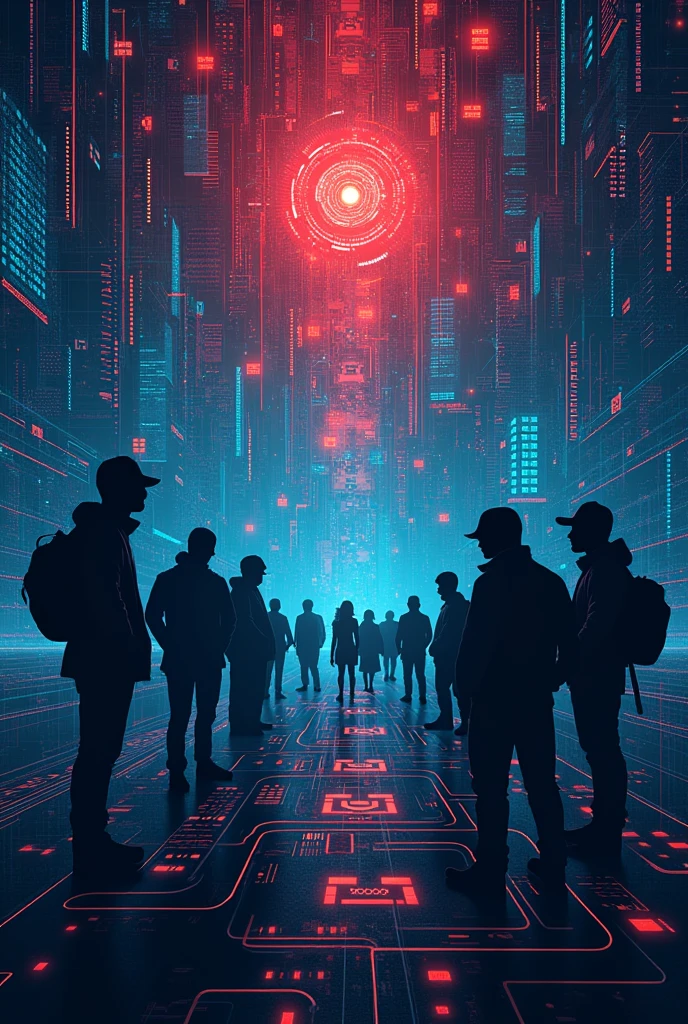 poster related to cybersecurity trends and put some text

