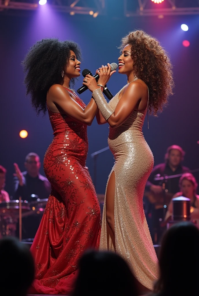 Aretha franklin and tina turner singing