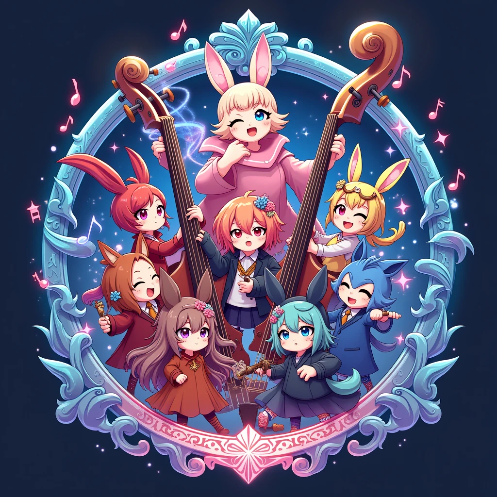 logo, anime, music, fantasy, group
