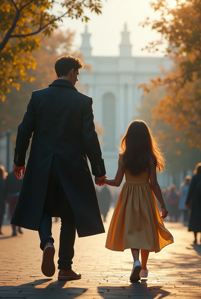 Matheo appears for the first time, walking with confidence. Text: "in college, Cinderella met Matheo, a brilliant and mysterious boy who soon caught her attention"..