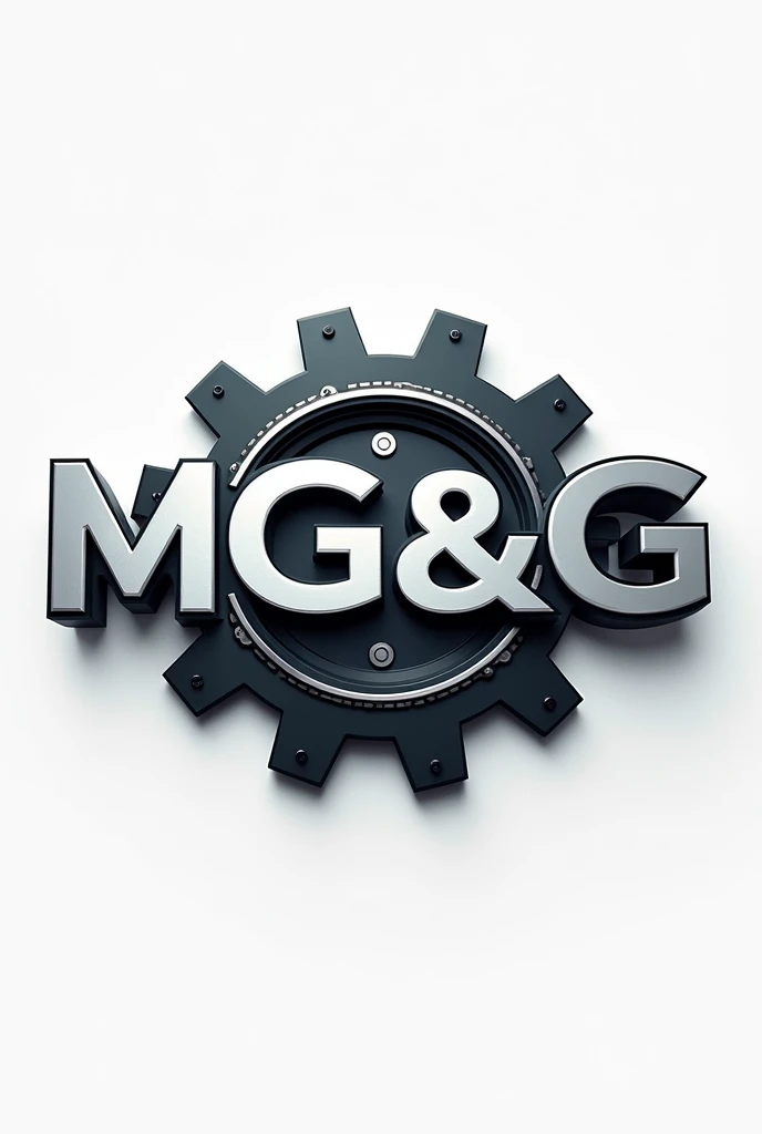 Create a mechanical engineering themed logo with the initials MGG corporation