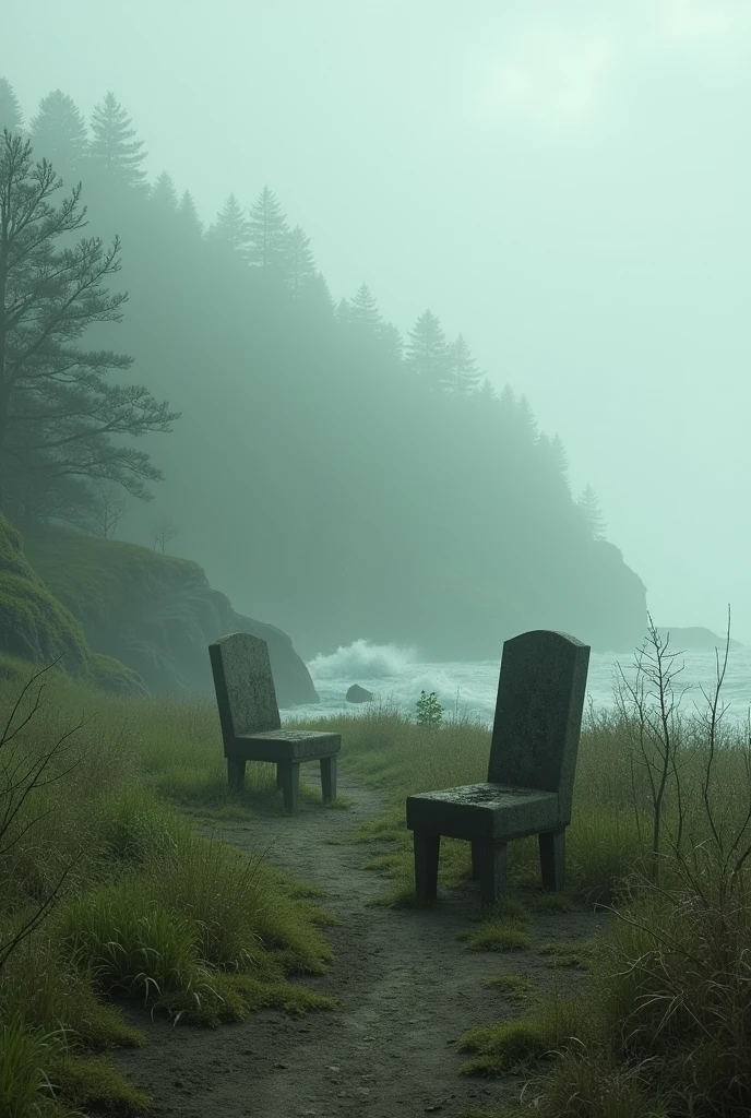 Loneliness, objects, nature, not living organism