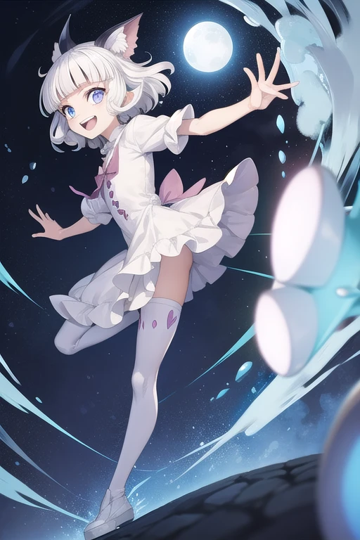 neferpitou full body crazy smile similar to anime