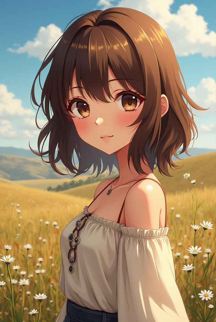 CattlePunkAI mod 
, detailded, intrikate, anime girl with brown hair (小柄) Western.