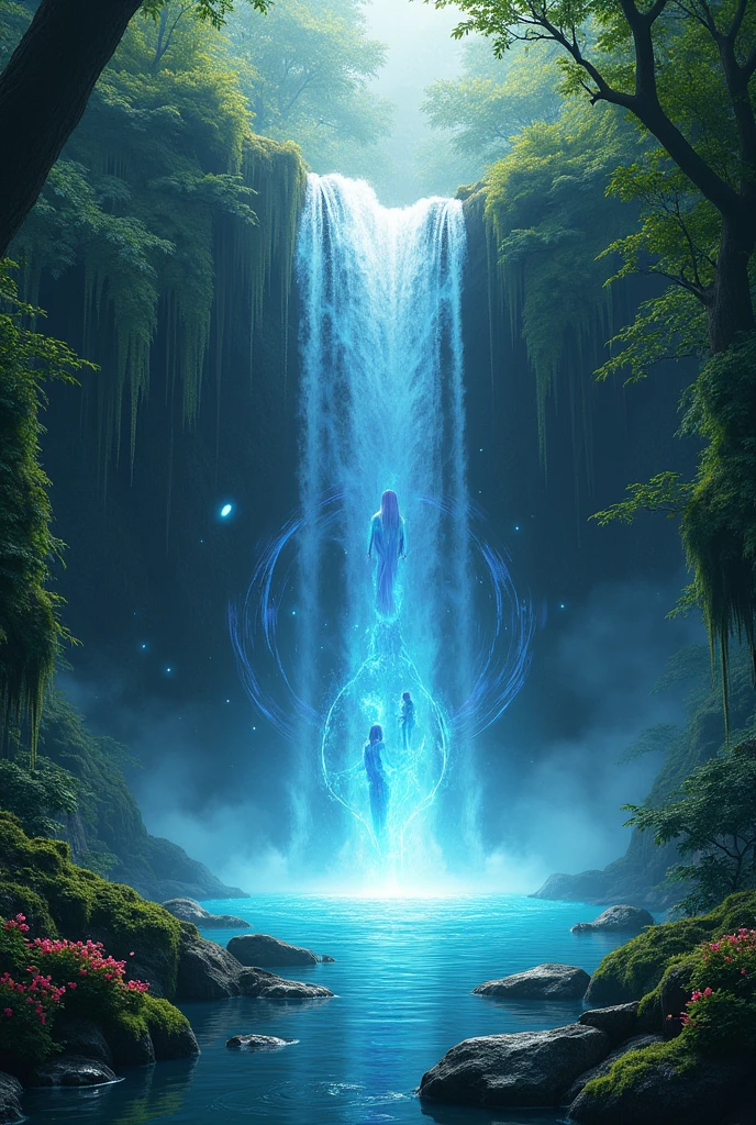 The magic waterfall