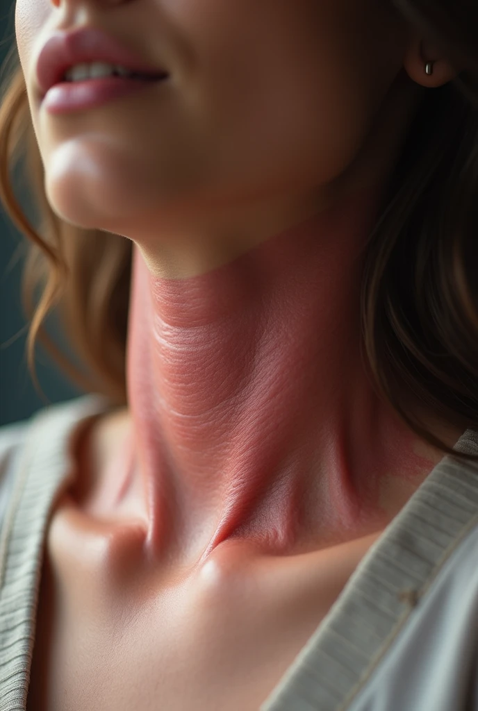 pictures of swollen neck, Use a Canon EOS 5D Mark IV with a 24-70mm f/2.8 lens. Settings: ISO 100, aperture f/8, and shutter speed 1/125s to capture a sharp, vibrant image with a wide depth of field.