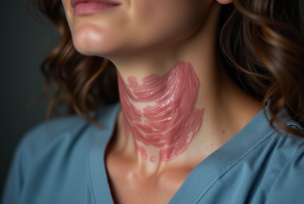 pictures of swollen neck, Use a Canon EOS 5D Mark IV with a 24-70mm f/2.8 lens. Settings: ISO 100, aperture f/8, and shutter speed 1/125s to capture a sharp, vibrant image with a wide depth of field.