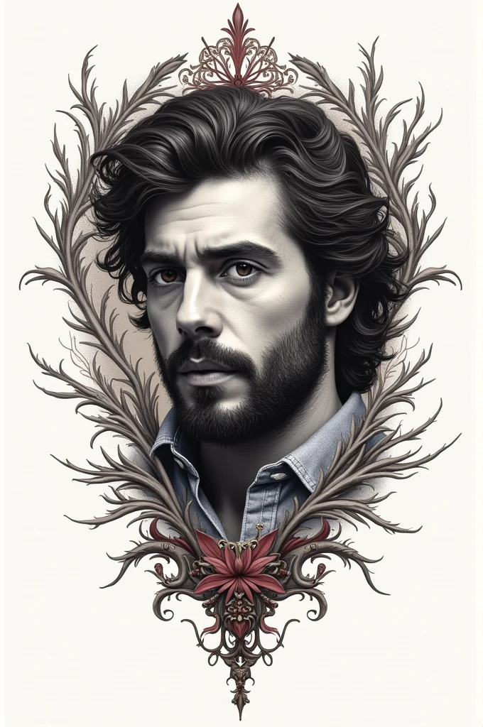 Design for a tattoo that says Alonso