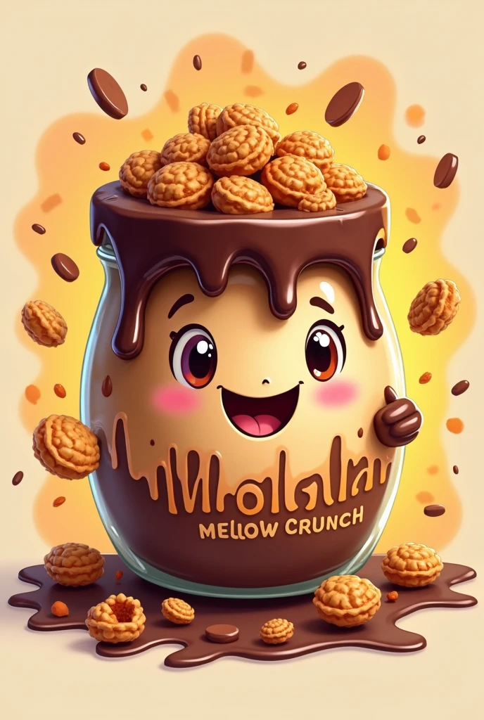 logo chocojar mellow crunch
