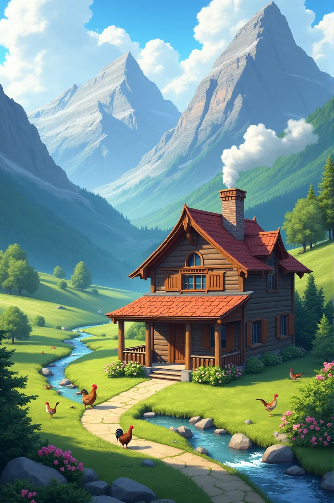 A house in the valley