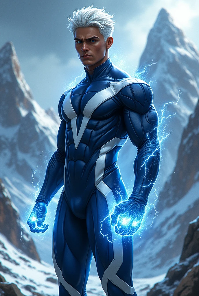 Marvel character Ororo Munroe male and young version