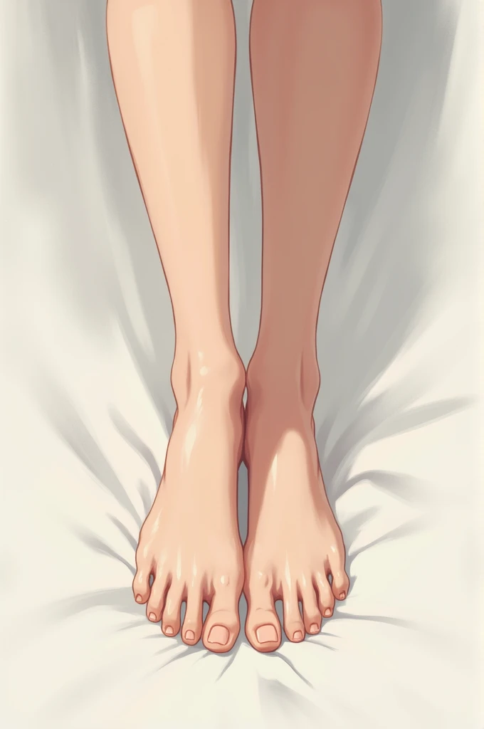 Anime male feet