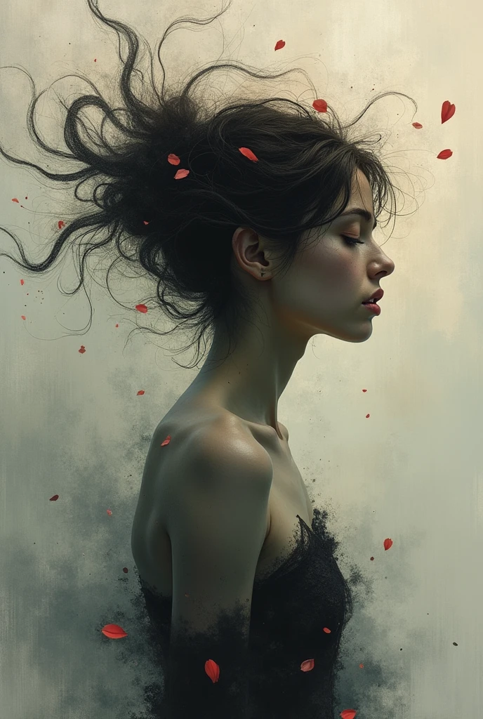 a cover of a poetry book about love and heartbreak 
