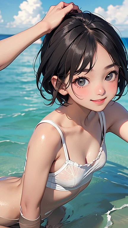 (Very detailedな CG Unity 8k 壁紙), (masterpiece), (highest quality), (Very detailed), (Best illustrations), (Best Shadow), (Absurd), 
BREAK
girl, Sweat, vapor, Center of chest, Browsing Caution, shy, View your viewers, 