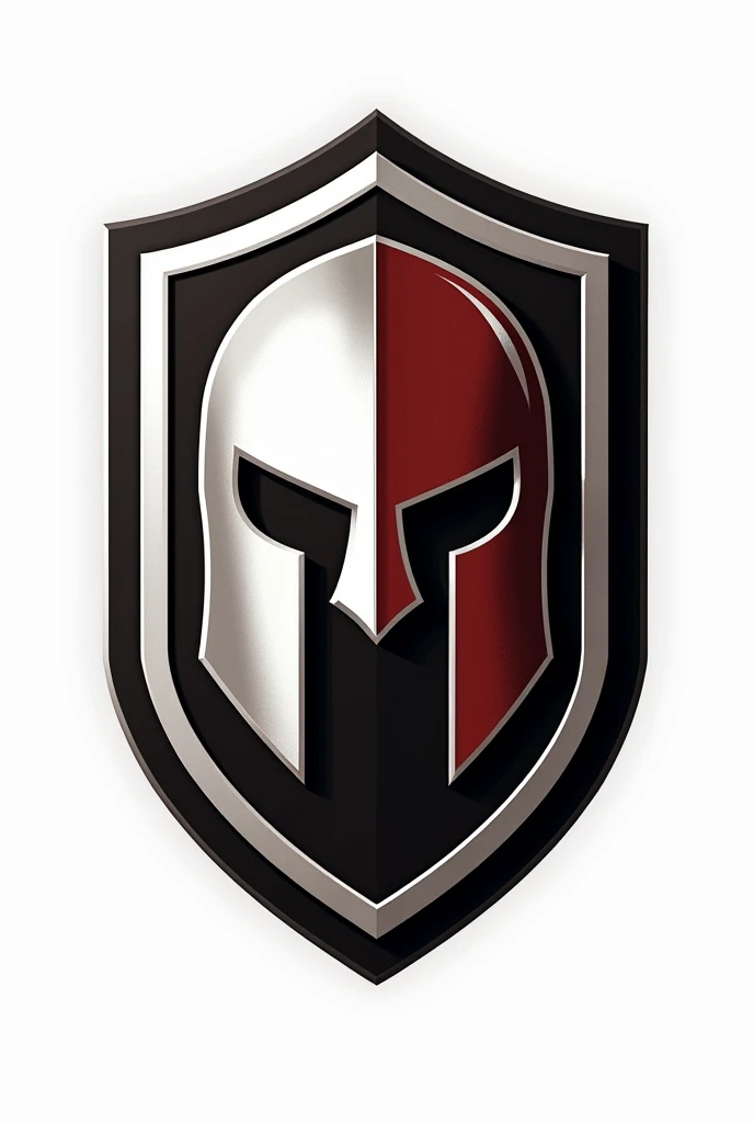 Make me a football shield and make its name Los Espartanos but make it with a white background and only the shield appears