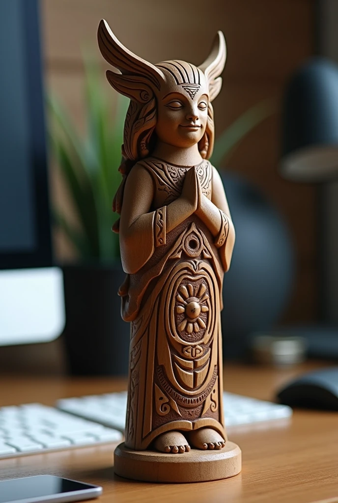 Totem to put on computer with soul concept
