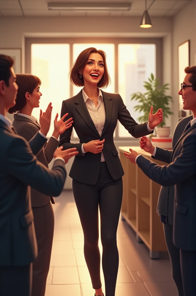 Congratulations on your first job. Nuria Solansh