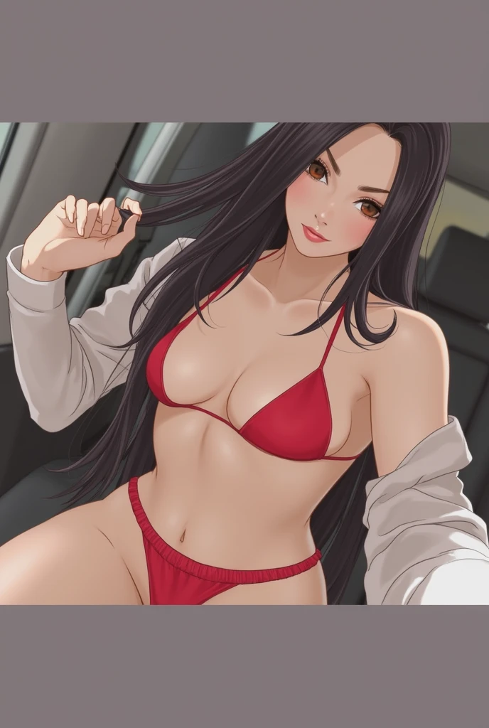 1 Instagram girl dark brown hair