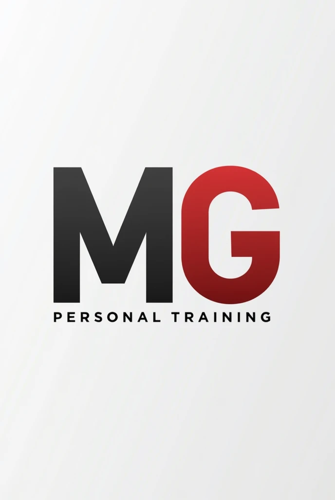 Logo for personal trainer with the letters MG