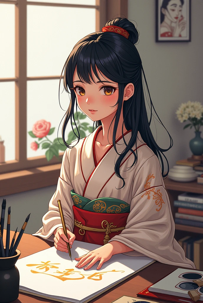 Beautiful Japanese manga artist