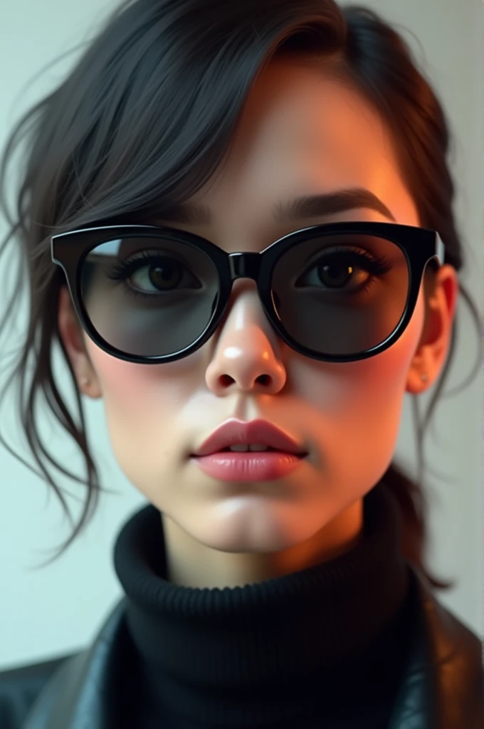 Cool face with glasses 