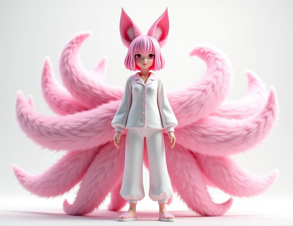 detailed, anime girl, alien, character design, body sheet, pink