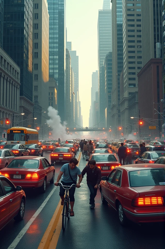 Traffic problem situation
