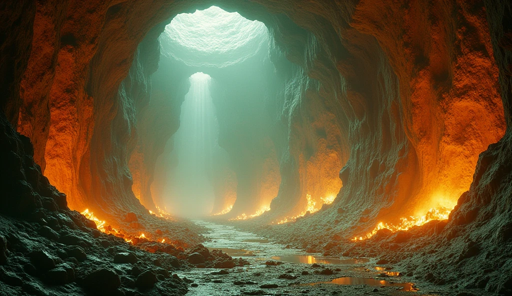 There are many gold and jade mines underground.(best quality,4K,8k,High level,masterpiece:1.2),Ultra Detailed,(lifelike,Photo real,Photo real:1.37)