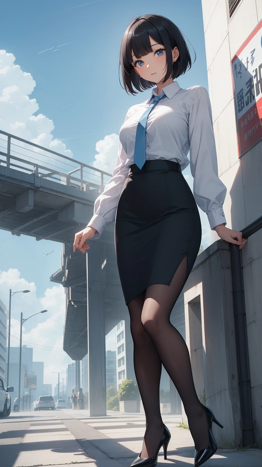 nobarakugisaki, nobara kugisaki, bob cut, (brown eyes:1.7), brown hair, lips, short hair,
BREAK belt, brown belt, brown pantyhose, crop top, crop top overhang,pantyhose, pleated skirt, shirt tucked in, skirt, blue skirt, white crop top,wet top,
BREAK looking at viewer,in street,night,neon lights,cyberpunk,wet road,reflections,
BREAK (masterpiece:1.2), best quality, high resolution, unity 8k wallpaper, (illustration:0.8), (beautiful detailed eyes:1.6), extremely detailed face, perfect lighting, extremely detailed CG, (perfect hands, perfect anatomy),full body,from below,bend over,nipples see through,upskirt,panties,